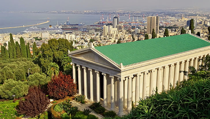 Izrael, Haifa, Bahá ' í vjere, Bahá ' í weltzentrum, svetište, Bahá ' í vjere vrt, arhitektura
