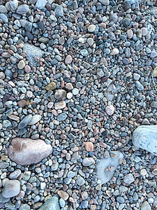pedras, praia, Costa, mar, cascalho, natureza