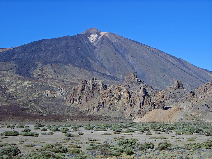Teide, Sân bay Tenerife, Tây Ban Nha, núi, vườn quốc gia, Teide national park, Pico de teide