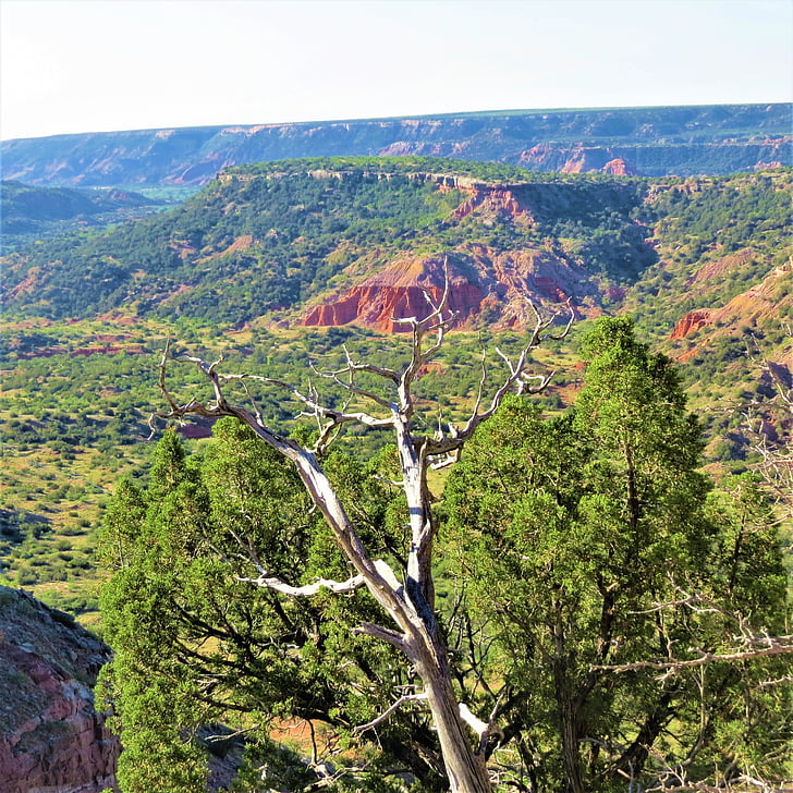 soloppgang, Palo duro canyon, rød sandstein, Nord texas, fotturer, natur, fjell
