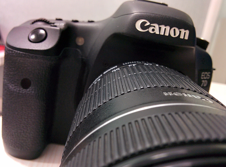 объектив, масштаб, камеры, цифровой фотоаппарат, Канон, DSLR, Canon eos 7d