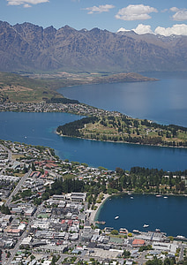 Куинстаун, Нова Зеландия, Туризъм, Южен остров, планински, живописна, пътуване