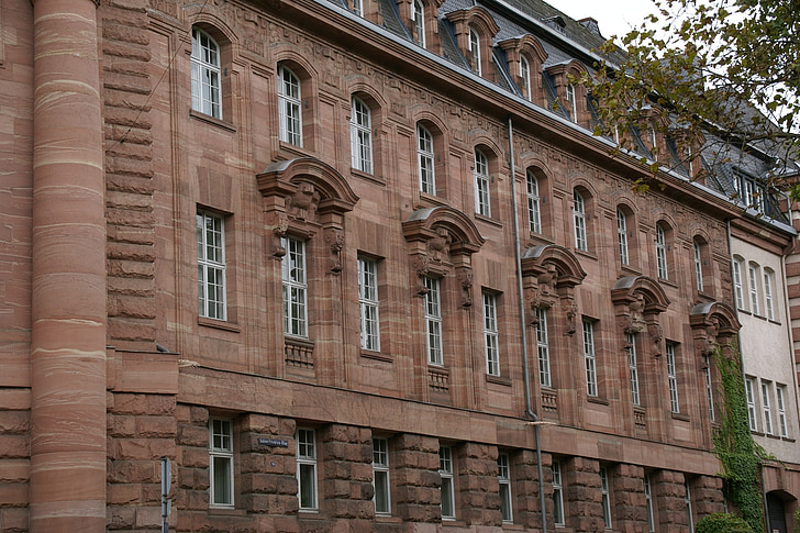 Landeshaus, Wiesbaden, fachada, Alemanha, edifício, arquitetura, histórico