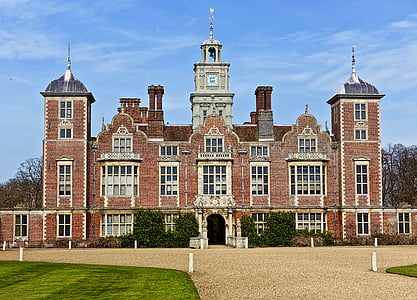 blickling estate, Istana, fasad, Warisan, aristokrasi, arsitektur, Inggris