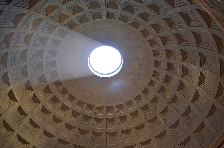 Pantheon, Rom, arkitektur, Italien, bygning, rejse, gamle