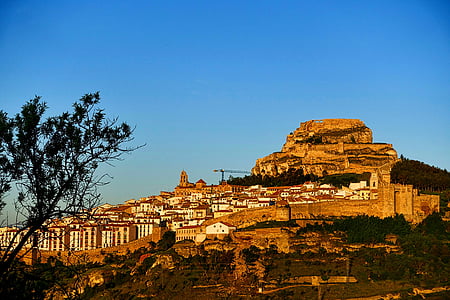 Festung, Morella, Castellion, Spanien, Befestigung, historische, fort