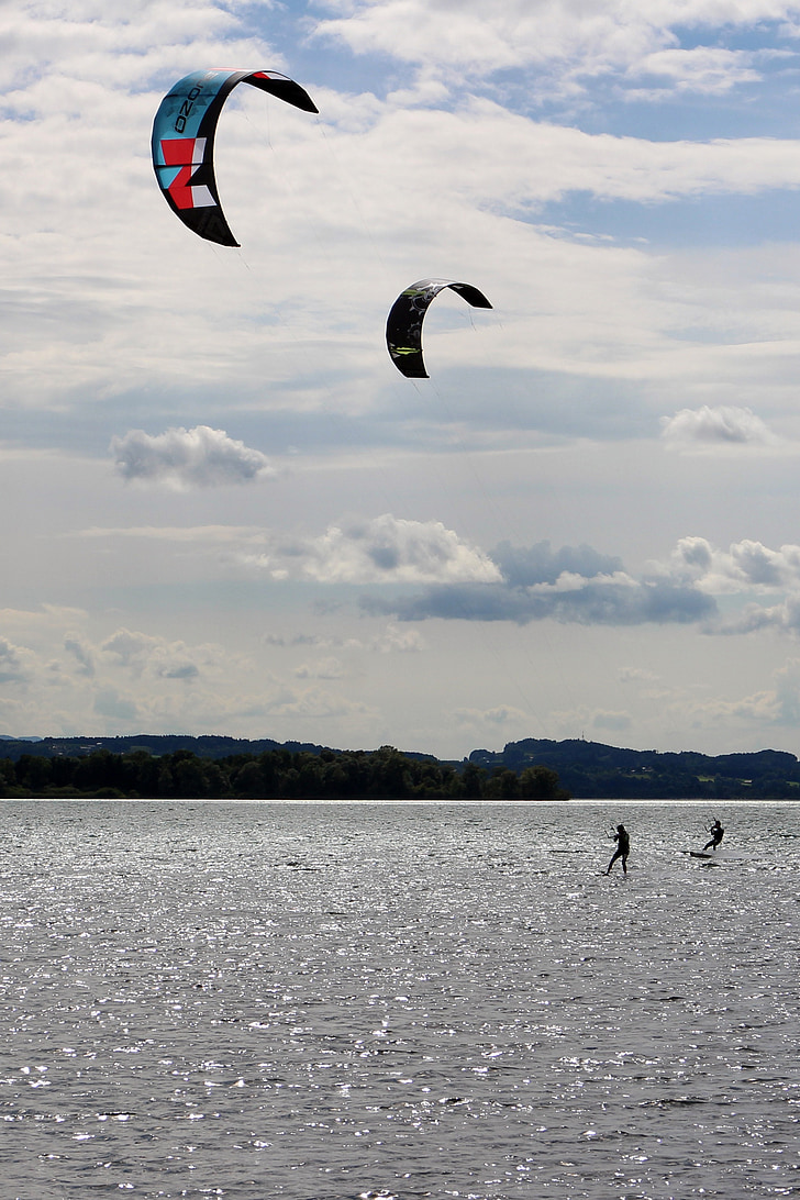 kite surf, de surf, kitesurf, Kitesurfer, deporte, agua, deportes acuáticos