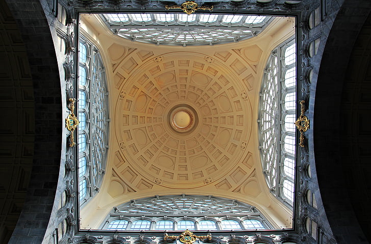 architecture, vault, perspective, blanket, vaulted ceilings, building, dome