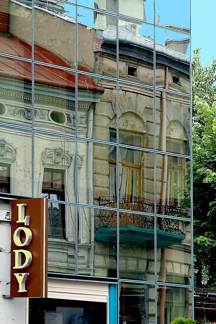 Скло, стеклами, скляний будинок, Фасади, сучасні, Архітектура, фасад