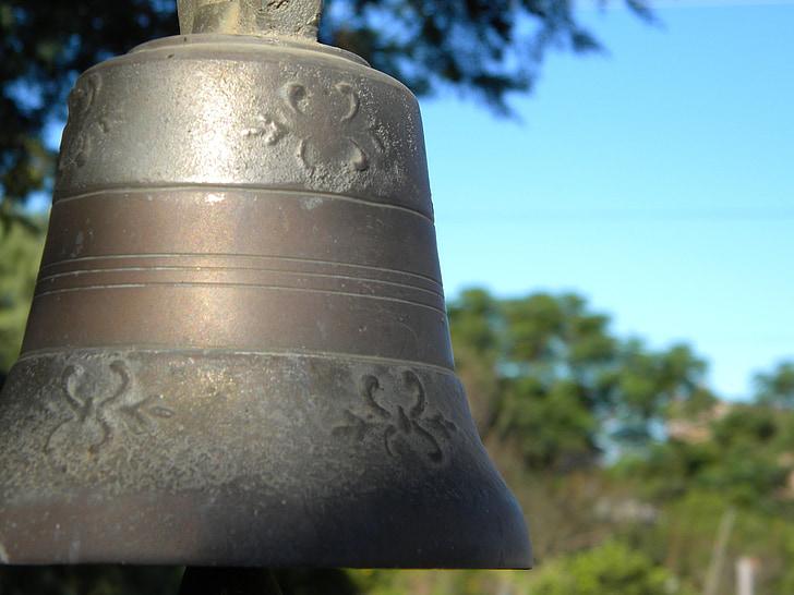 bell, old, iron