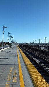 Сан Франциско, влак, железопътен транспорт, Wharf, САЩ, проследяване