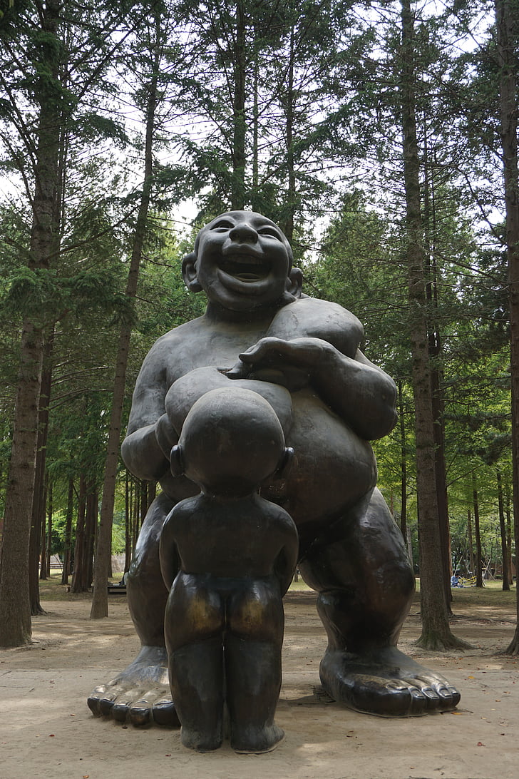 Skulptur, Nami, Holz, Wald, Natur, Werke, Park