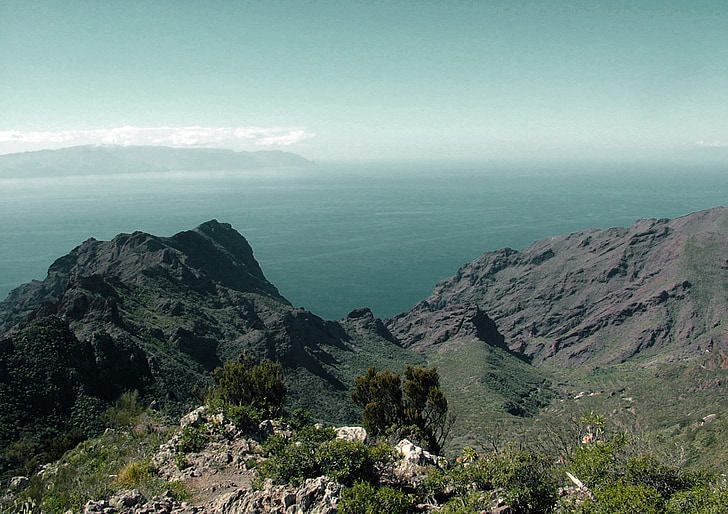 Teneriffa, Kanarieöarna, naturen, Spanien, landskap, vandring, Mountain