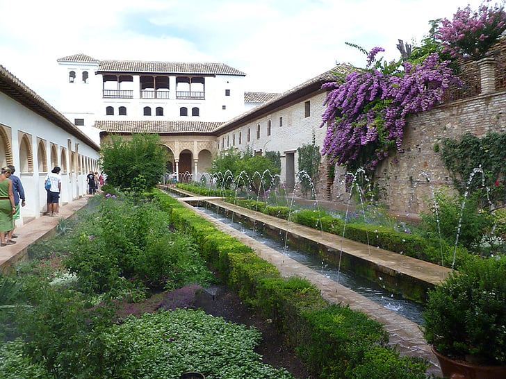 Bahçe, Alhambra, Endülüs, İspanya