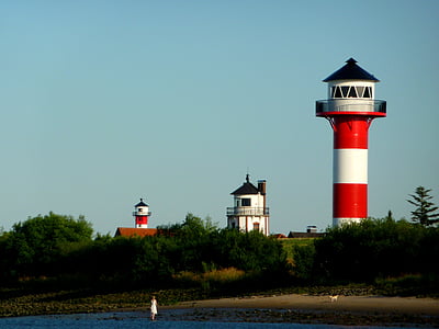 Beacon, søfart, Lighthouse, advarselssignal, fyrtårne, Østersøen, landskab