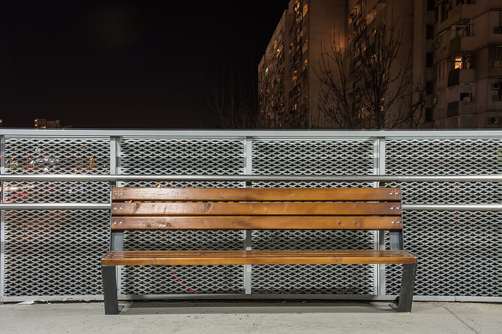 bench, urban, city, park, street, outdoor, sitting