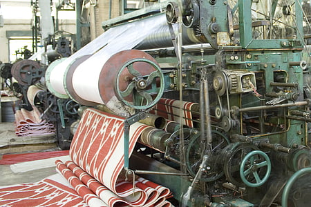 factory, weaving, machine, textile, manufacturing, industry, yarn