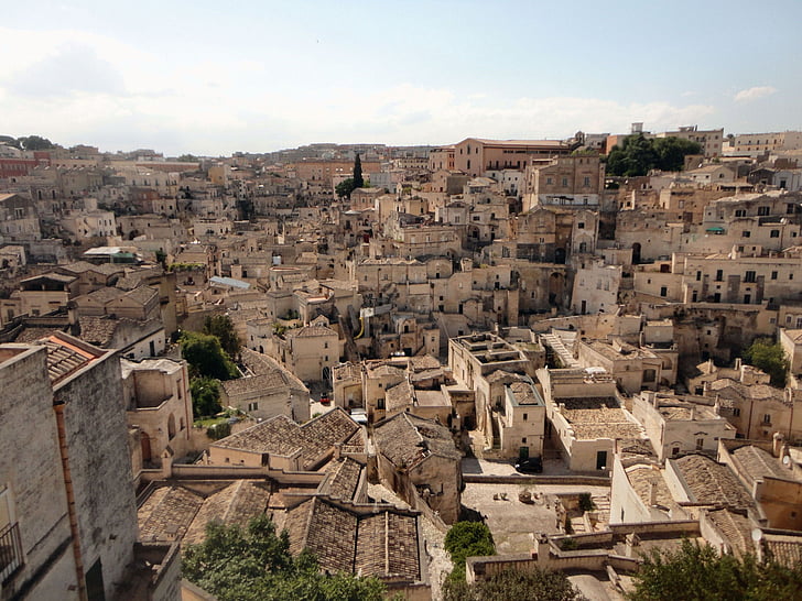 Matera, Italie, sassi, UNESCO, Basilicate, paysage