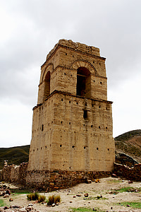 Turm, Vergessenheit, Ruine, aufgegeben, Kirche, Wüste, Glockenturm
