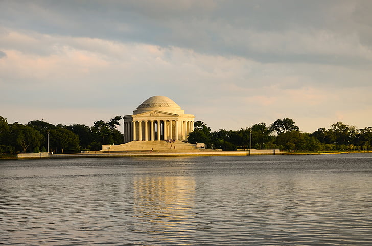 é.-u., l’Amérique, monument, Washington d, c, Thomas jefferson, Président