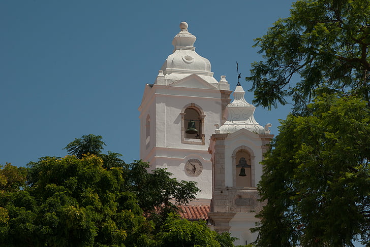 Portugali, kirkko, Kellotorni, Bells, arkkitehtuuri, uskonto