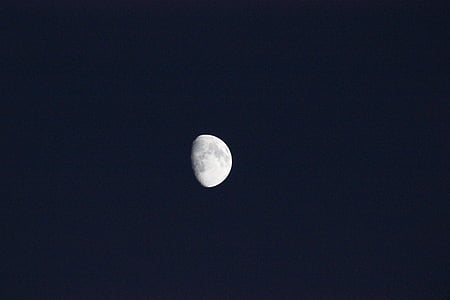Luna, natt, kvällen