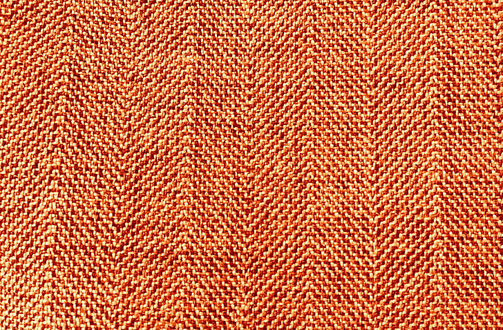 fabric, texture, structure, textile, orange, tweed, wool