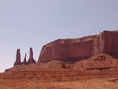 monument valley, Rock, Mountain, platser av intresse, rödaktig, Amerika, USA