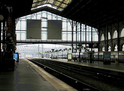 traukinys, stotis, tranzito, geležinkelio, dainos, geležinkelis, transportas