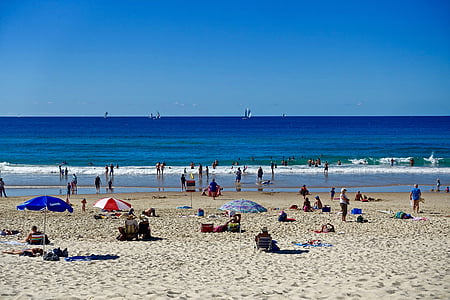 stranden, personer, livsstil, Leisure, Seaside, Sand, Seashore