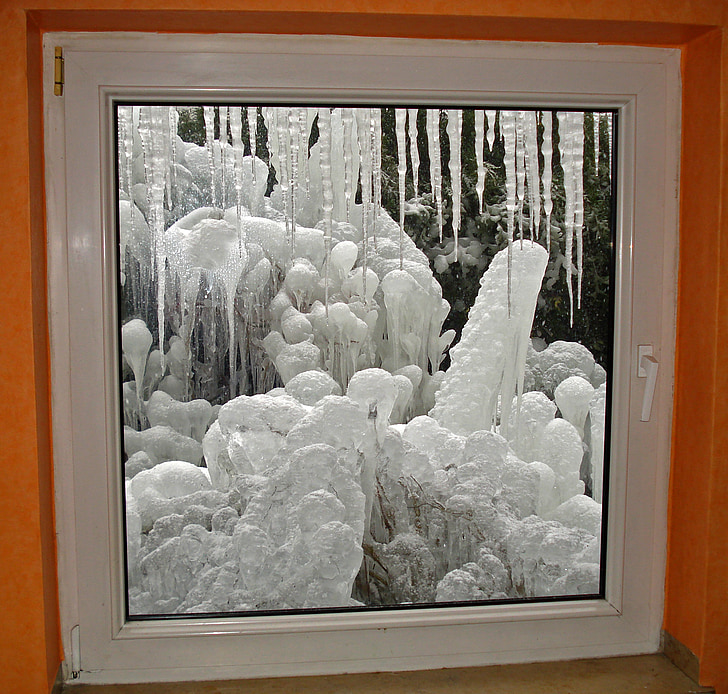 talvi, Ice, jääpuikko, piristys sade, Talvinen tarina, Frost, ikkuna