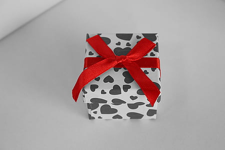 礼品盒, 礼物, 情人节那天, 心, 爱