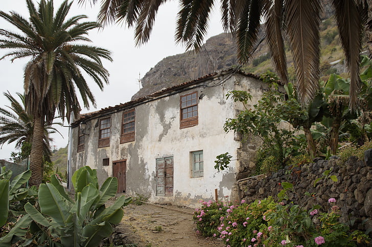 Tenerife, paesaggio, Casa, costruzione, rurale, Isole Canarie, Villaggio