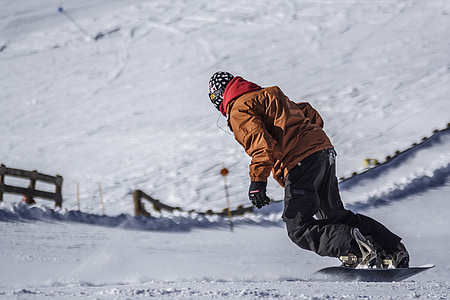 nieve, snowboard, Blanco, deporte, invierno, al aire libre, personas