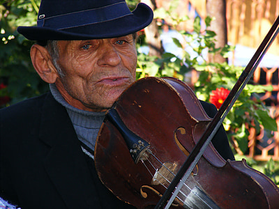 fiddler, musician, man, male, music, play, playing