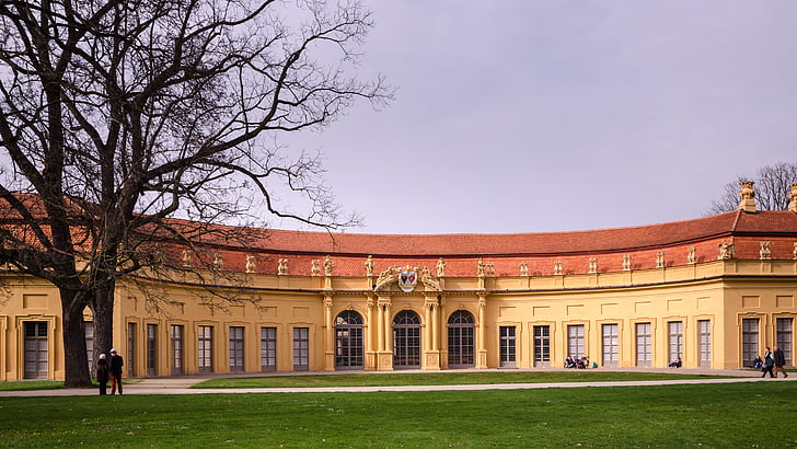 Castelul, Erlangen, Orangerie, gradina, Germania
