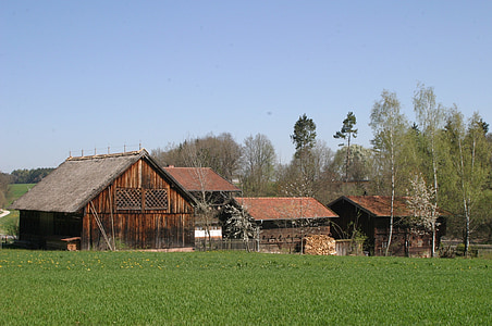 Farm, Múzeum, mezőgazdasági Múzeum, Niederbayern, Tömegvázlat-, nyaralás