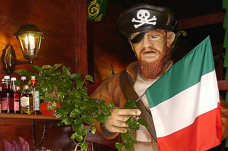 イタリア, 海賊, 彫刻, コルセア