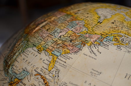 globe, map, north america, cartography, travel, globe - Man Made Object, world Map