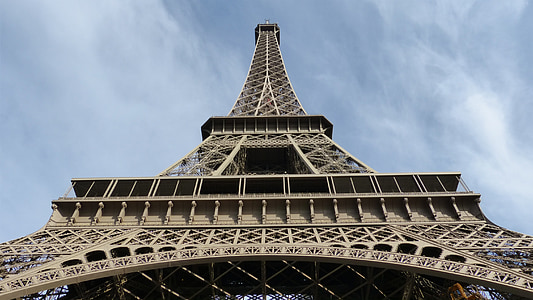 Париж, Эйфелева башня, Стальная структура, Башня, Архитектура, Всемирная выставка, Франция