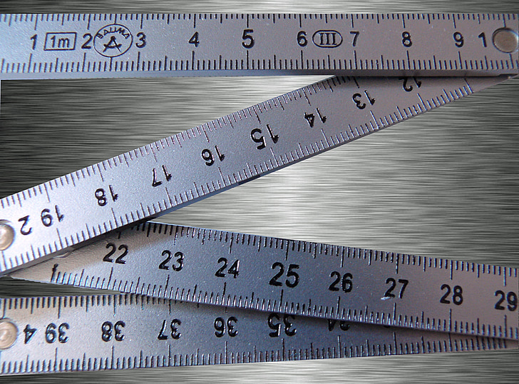 gruppefritagelser skala, foranstaltning, måleenhed, meter, centimeter