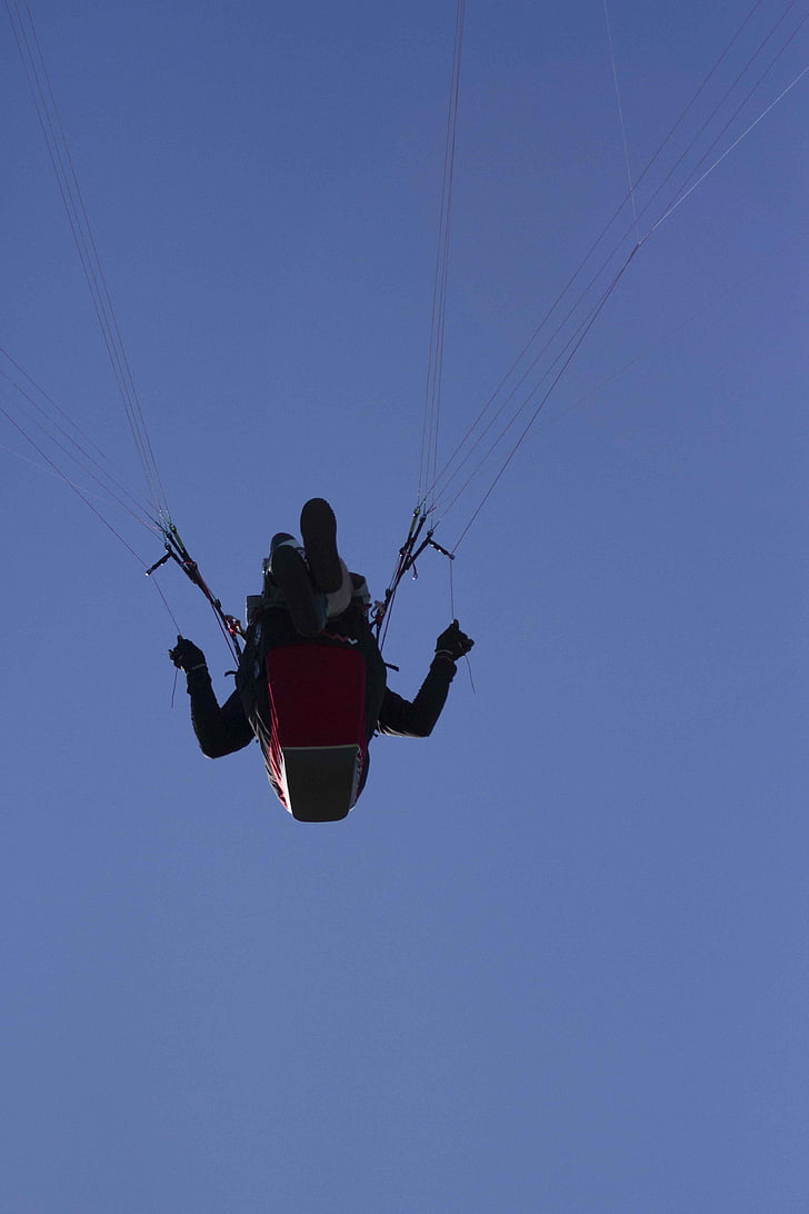 paragliding, kite, fly, fly, sport, rekreasjon, transport