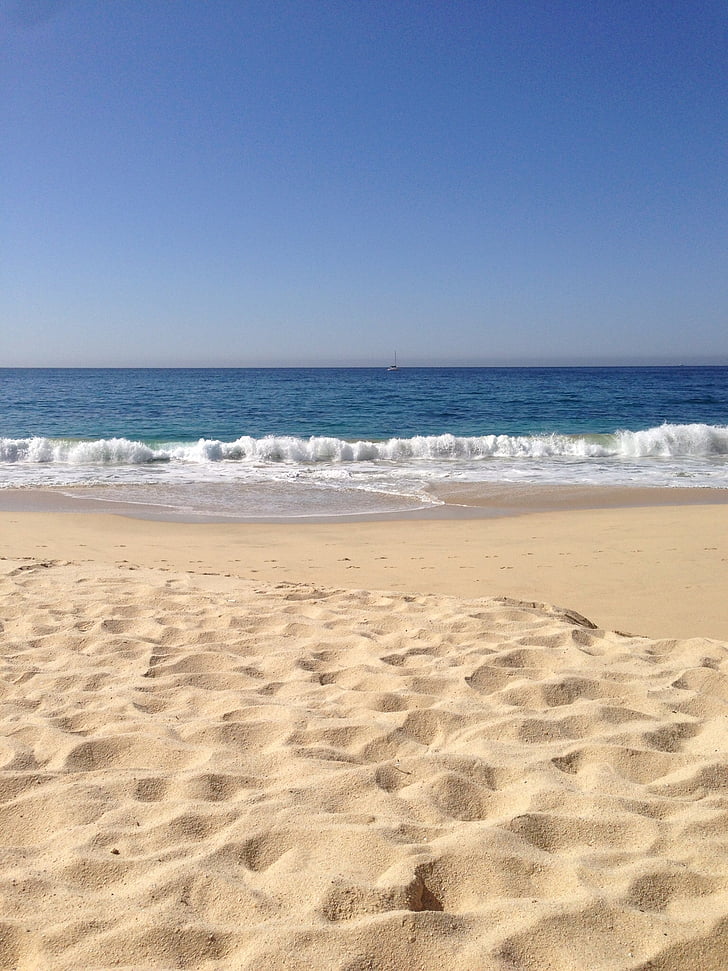 Ocean, Beach, Sand, rannikko, Sea, Tropical, Shore