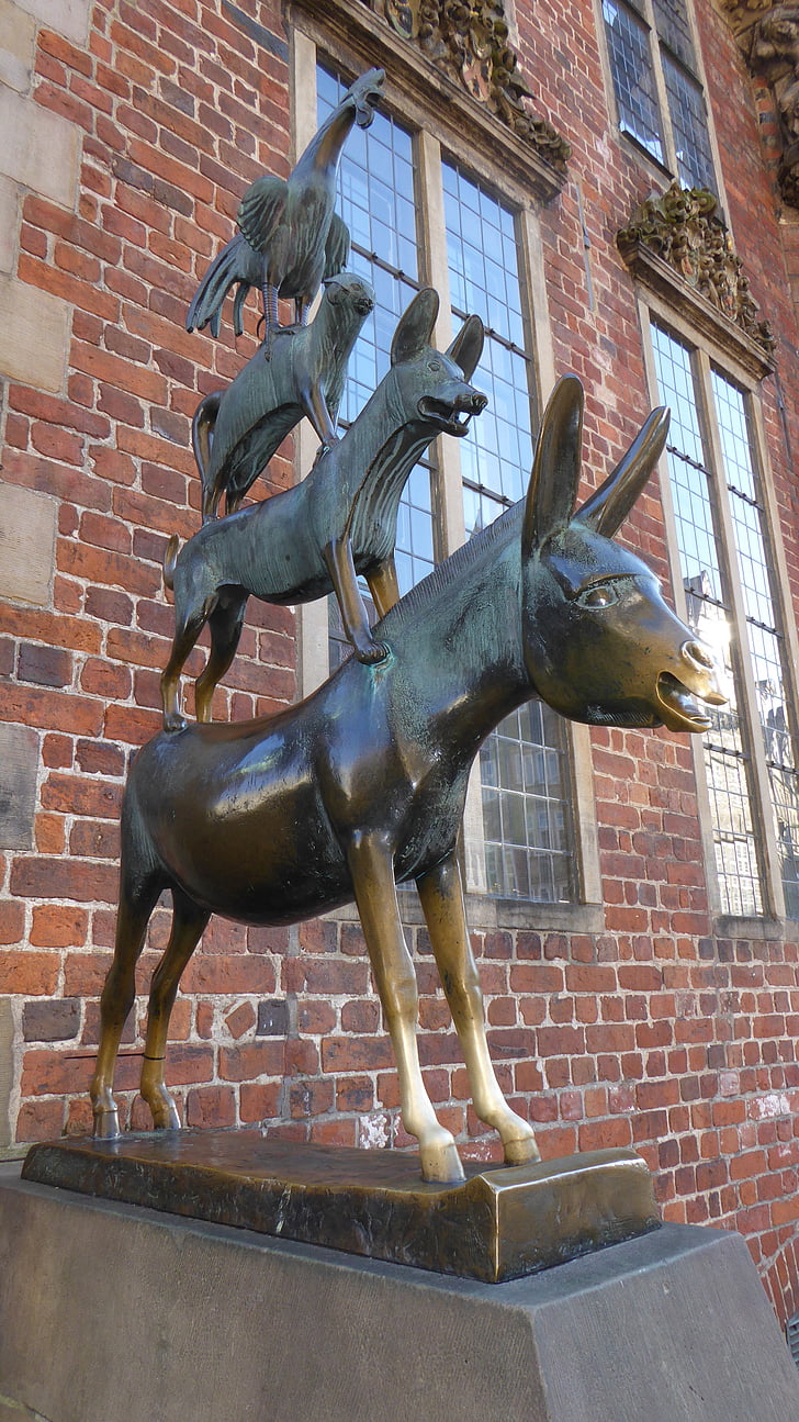Bremen, punto de referencia, Monumento, lugares de interés, músicos de Bremen