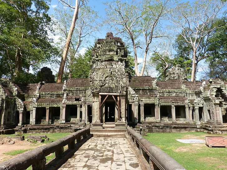 chrám, Kambodža, Anchhor, Asie, chrám - stavební, Architektura, kultur