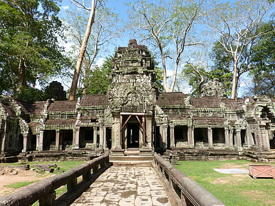 Temple, Cambodja, ankhor, Àsia, temple - edifici, arquitectura, cultures