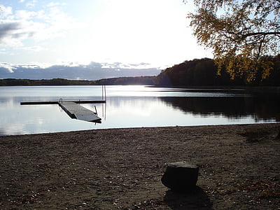 Švedska, badesee, jeseni, jezero, narave, vode, na prostem