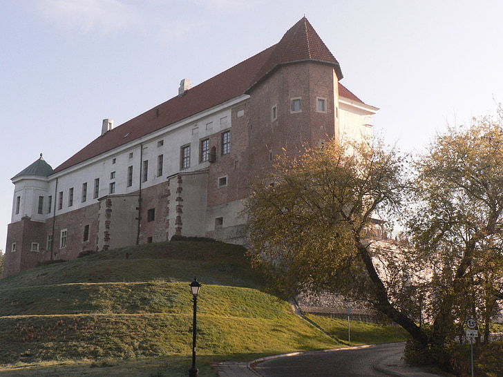 Sandomierz, hrad, Polsko