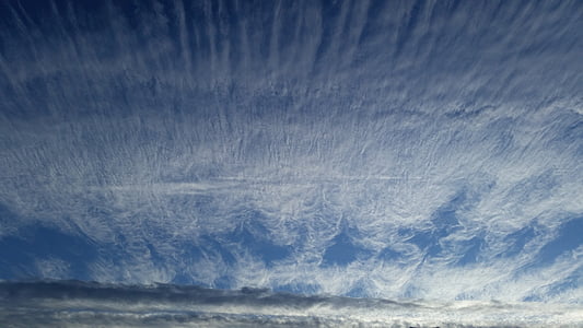 雲, 空, 巻雲, 自然, 曇り, cloudscape