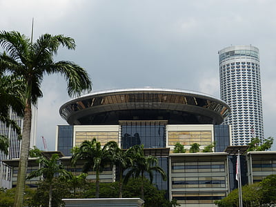 Singapore, hotell, byggnad, staden, Visa, arkitektur, moderna